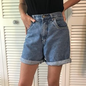 Vintage High Waisted Denim Shorts